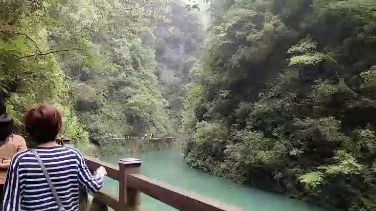 湖北鹤屏山大峡谷风景点