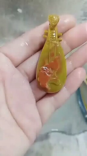 宣化战国红，蝠（福音）吊坠