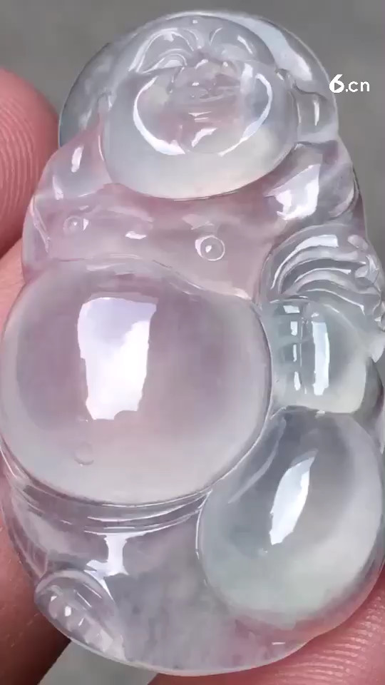 高冰布袋佛，水头十足，质量杠杠