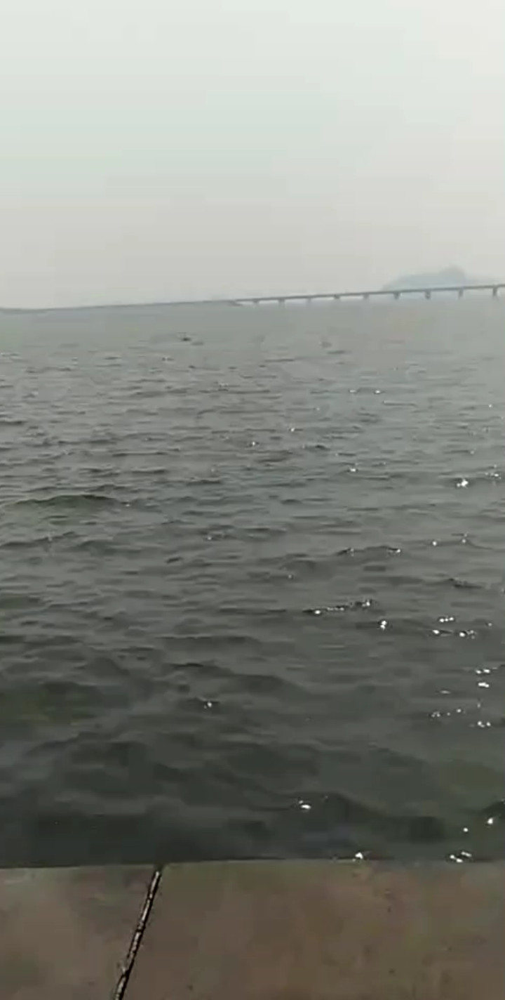 退潮现场，也就那样啊，没什么意