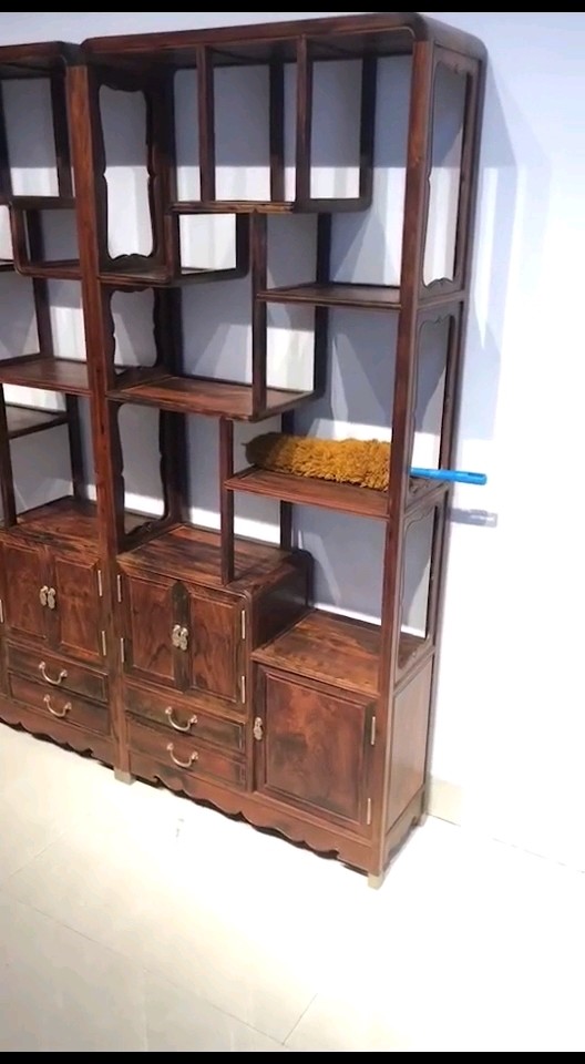 大红酸枝博古架，喜欢的带走