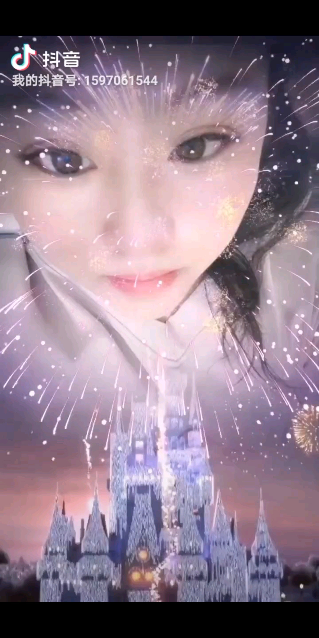 紫色烟花