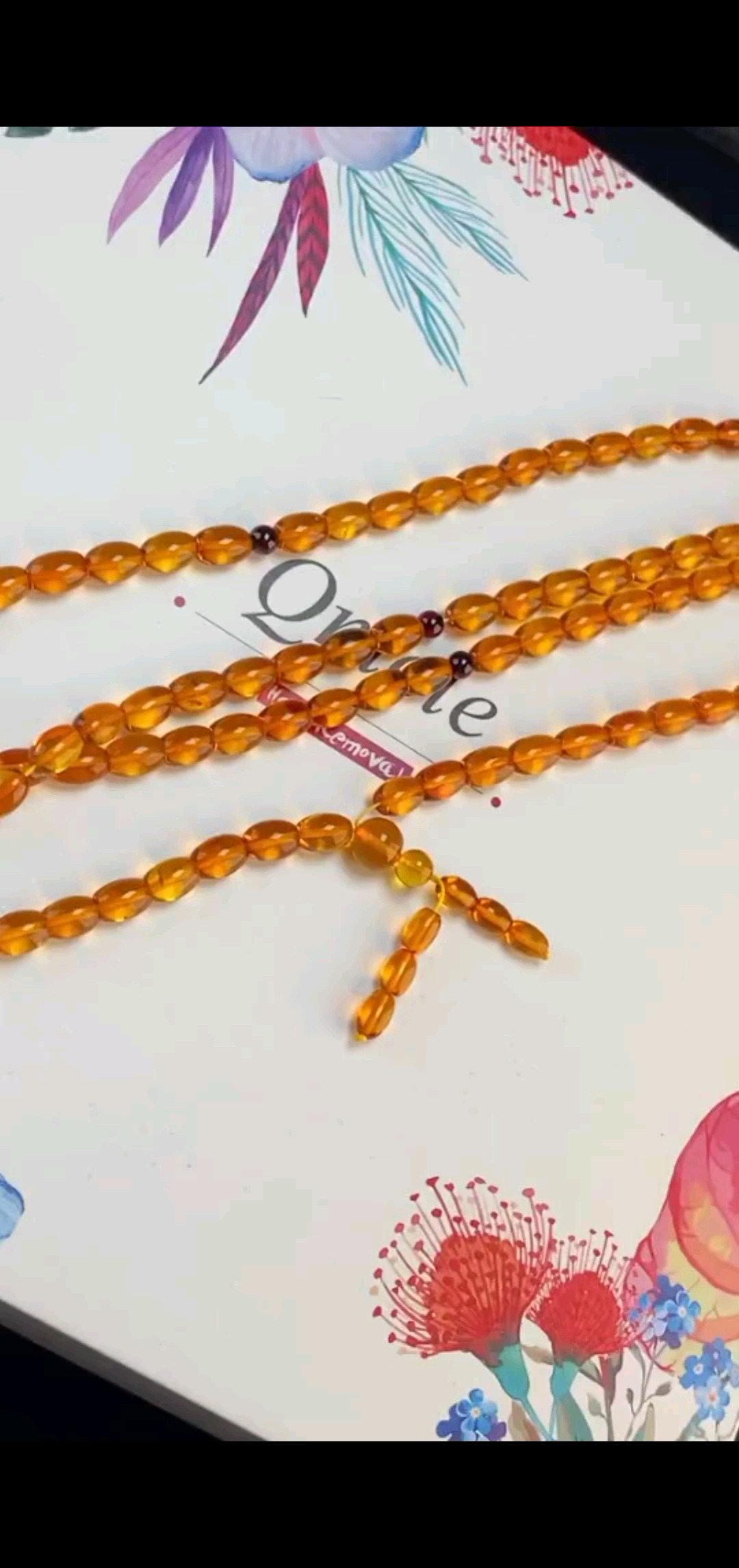 血金红枣珠108，颗