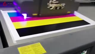 uv平板打印机颜色条块打印