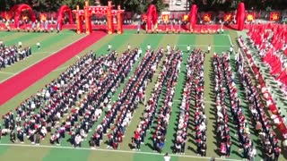 山西省大同市广灵一中2018级高三学生成人礼 庆典活动