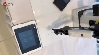 机械手写字互动写字 机械手互动人机交互云驼灵境